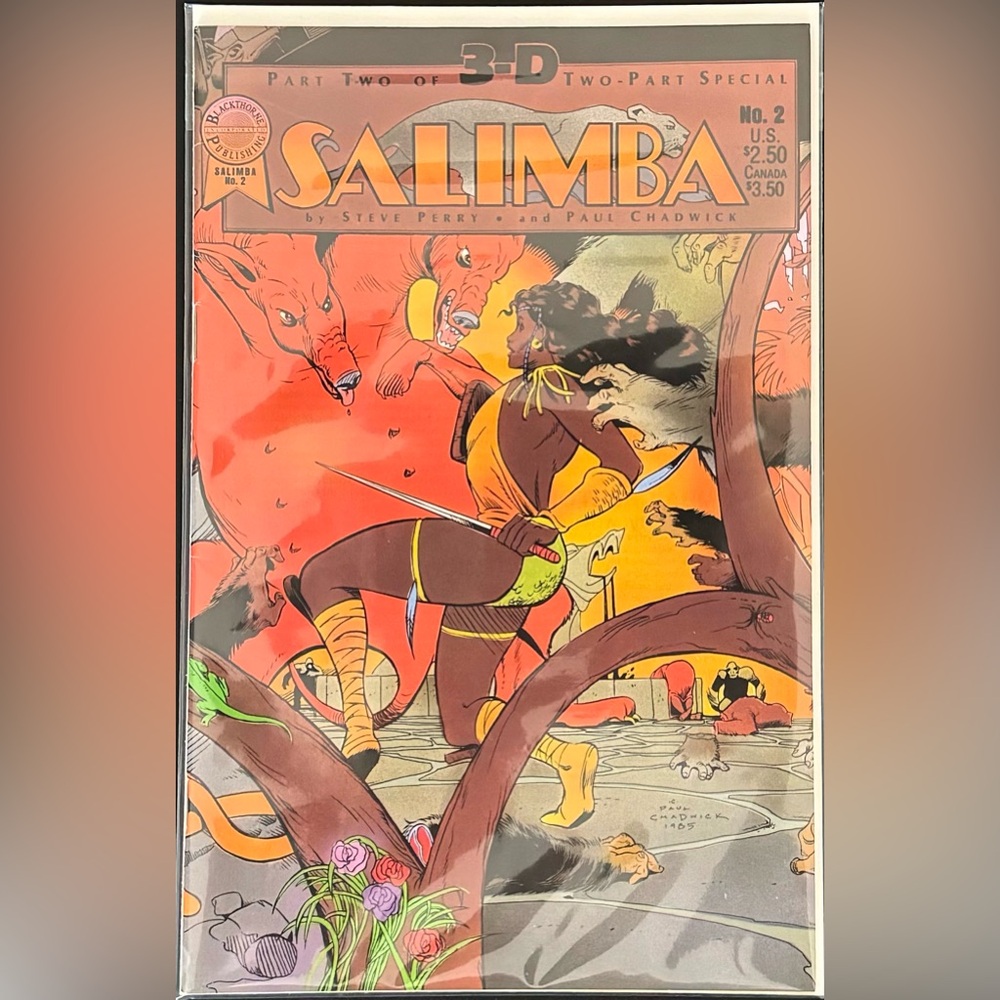 Blackthorne Publishing - Salimba 3-D #2 Comic Book